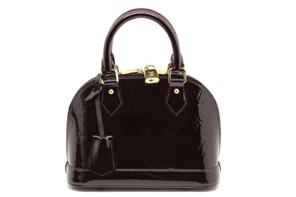 LOUIS VUITTON Alma Handbag Vernis Amarante